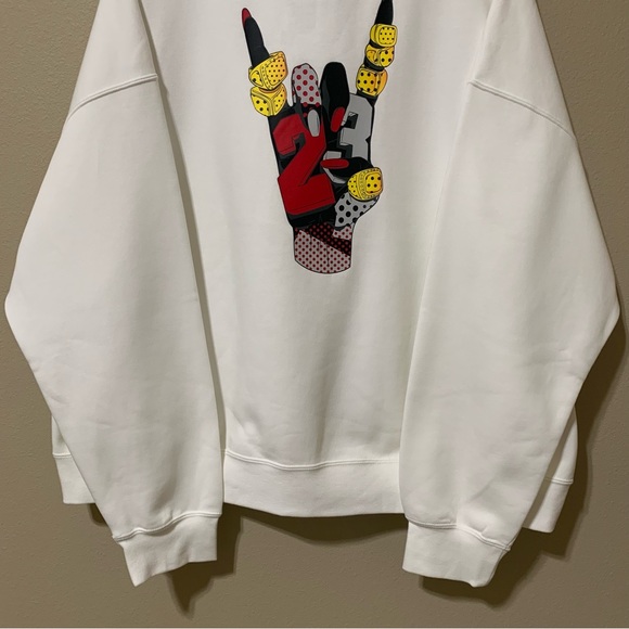 Nike Air Jordan Flight Women’s Graphic Rings Crew Sweatshirt-Size XL NWT - Picture 6 of 13